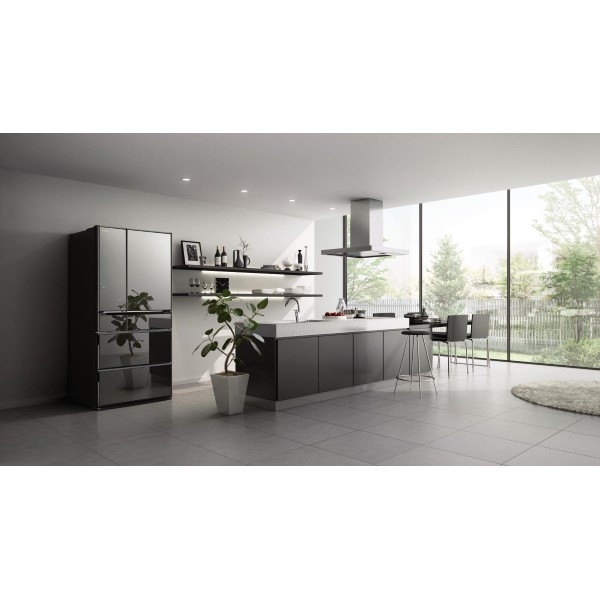 Kulkas hitachi  R-ZX740KN X Crystal Mirror 735  L Japan Series