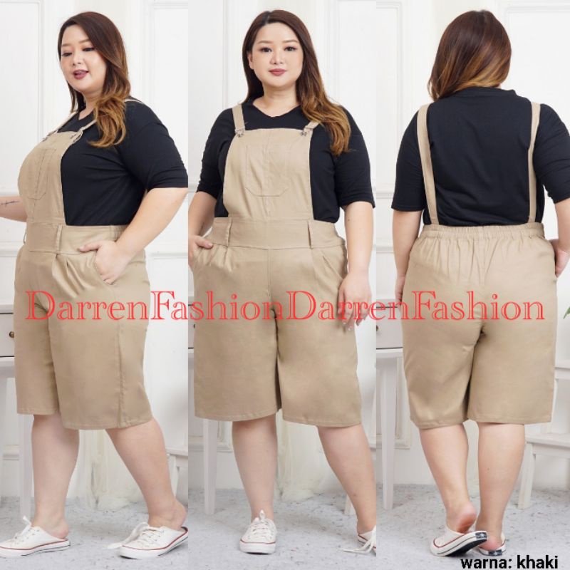 Celana Overall Wanita Super Jumbo Nanina Big Size