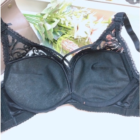 BRA SET BROKAT PREMIUM (BS43) TANPA KAWAT DAN BUSA PUSH UP