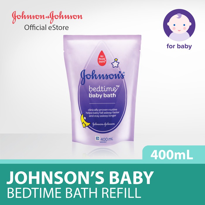 Johnson's Bedtime Baby Bath 400ml REFILL