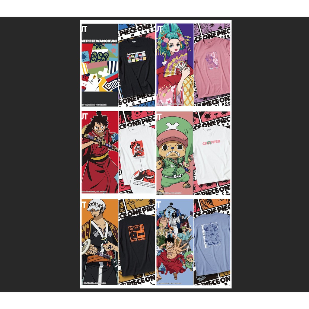 JASTIP UNIQLO X ONE PIECE edisi WANO 2 pcs