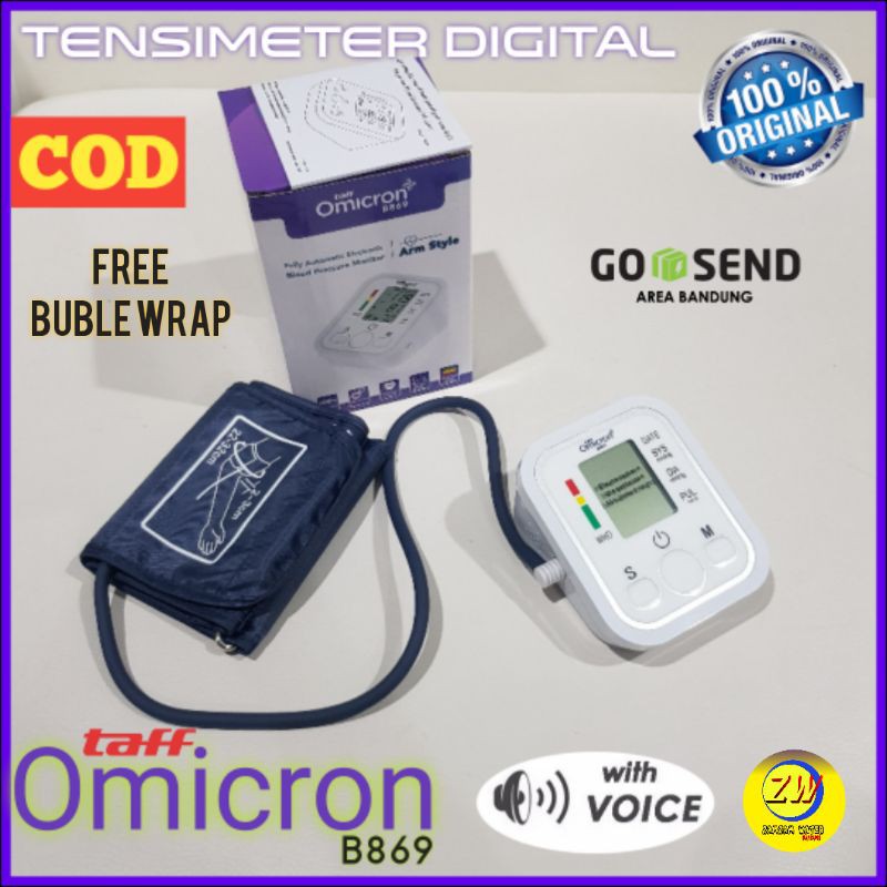 TENSIMETER DIGITAL ALAT PENGUKUR TEKANAN DARAH DENYUT JANTUNG OMICRON