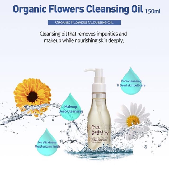 Whamisa Organic Flowers Cleansing Oil