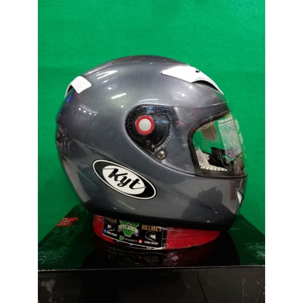 KYT HELM C4 TECH SOLID TITANIUM GREY | KYT C4 ORIGINAL TERMURAH