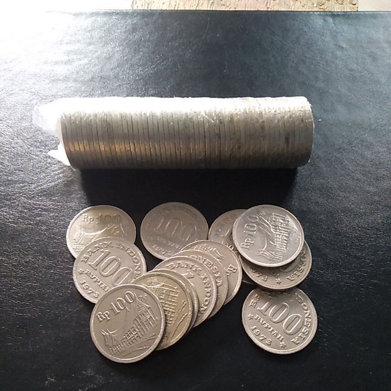 uangkuno 100rupiah tebal thn 1973