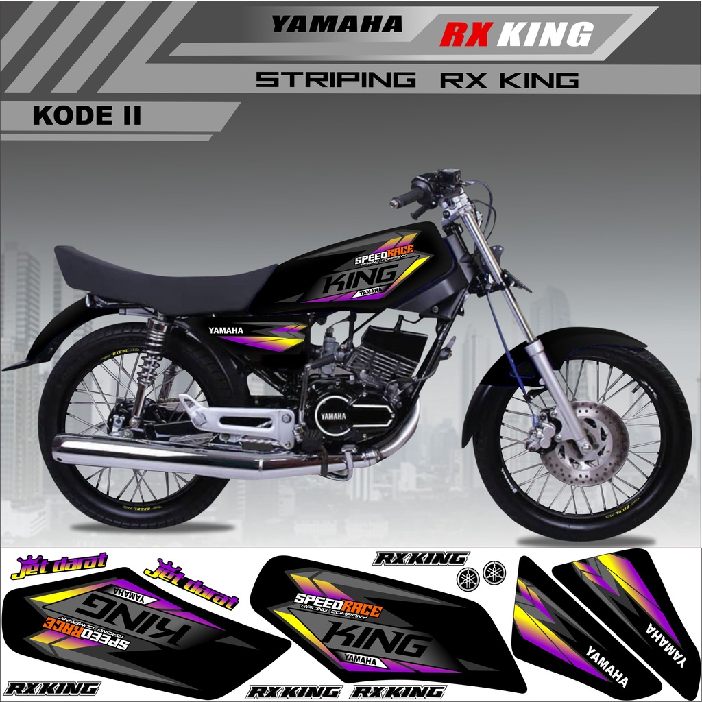 Sticker Striping Rx King Variasi Stiker Rx King Variasi Kode II