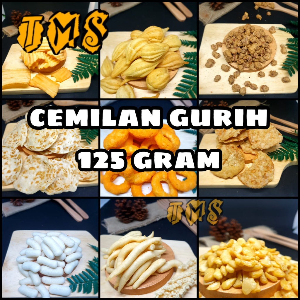 

TMS Snack Cemilan gurih asin 125 gram Premium EXP aman