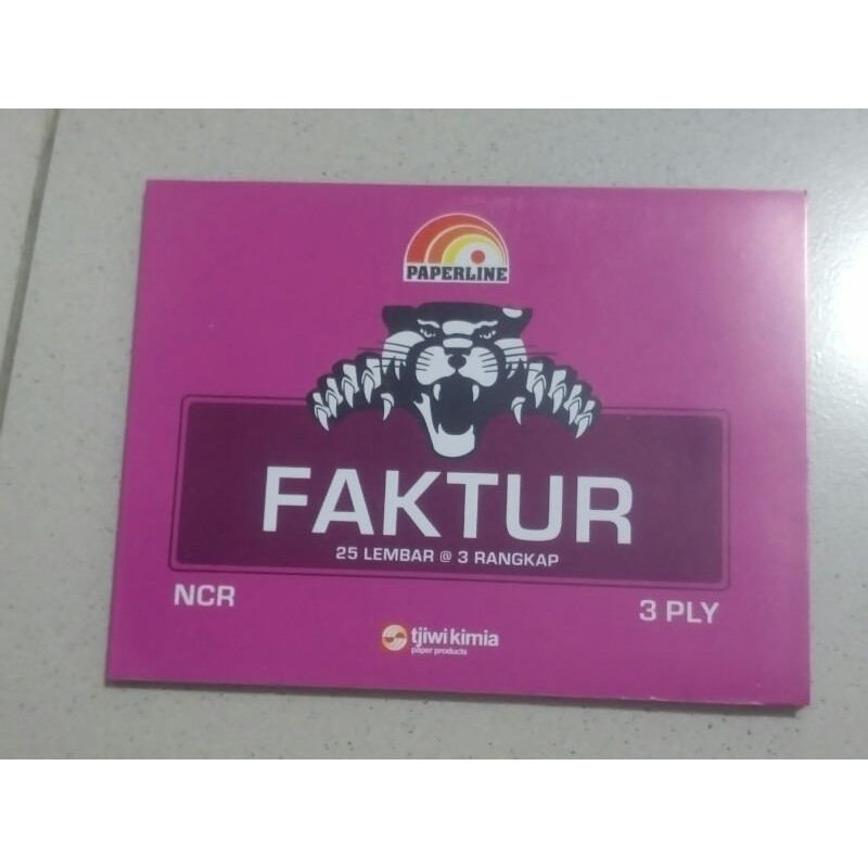 

Faktur 3 rangkap 25 lembar