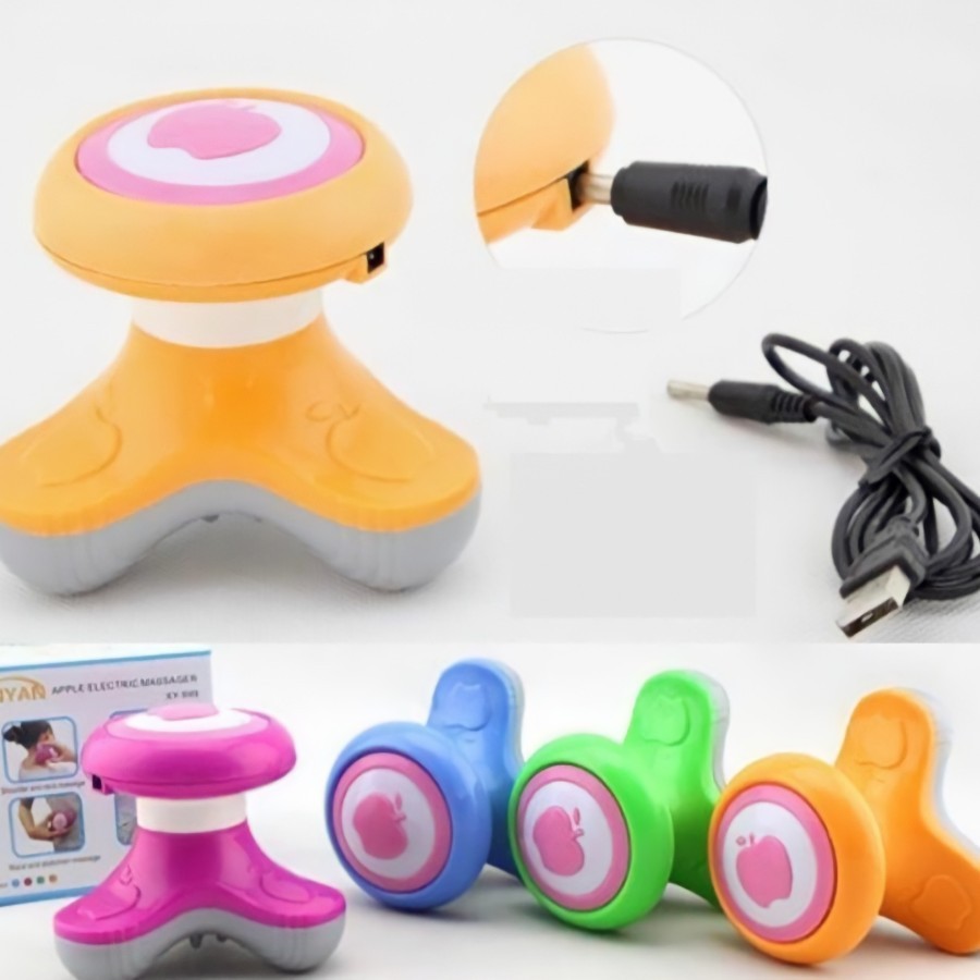Alat Pijat MIMO Mini Portable Massager Elektrik USB Refleksi Pijit Urut Kepala Leher Bahu Punggung-5