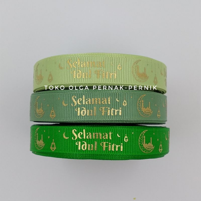 

pita gross grain lebaran idul fitri 3/4 inch