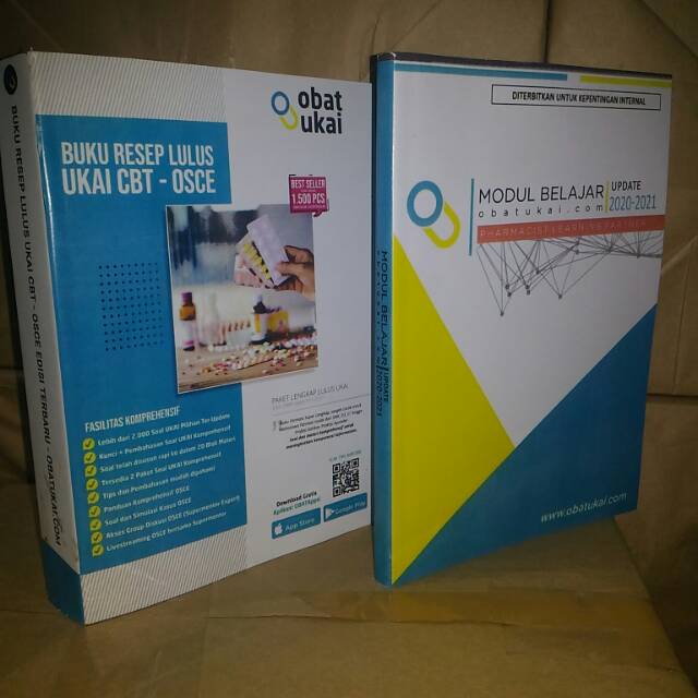 BUKU RESEP LULUS UKAI CBT DAN MODUL BELAJAR OBAT UKAI 2020-2021