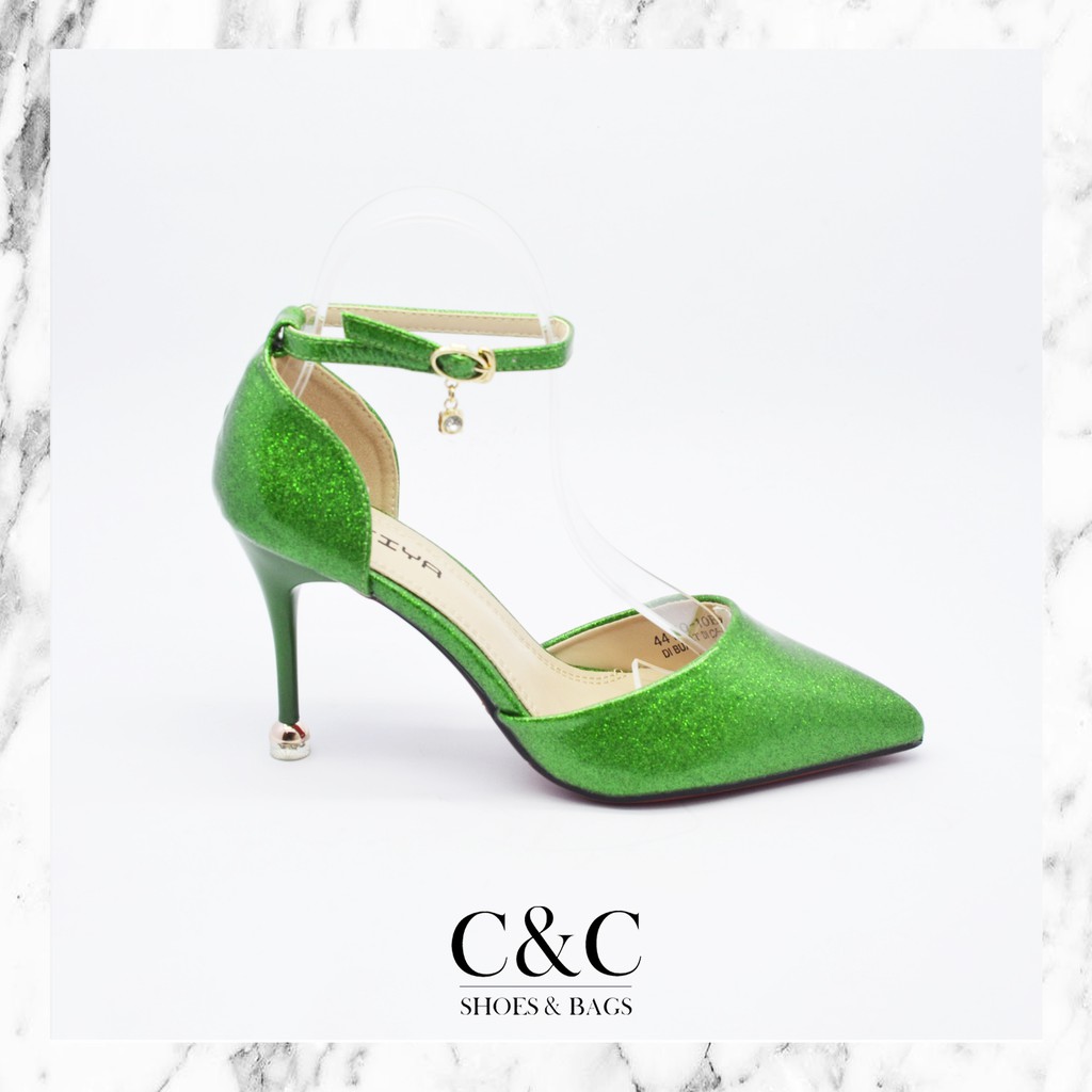 SEPATU HEELS SOFIYA GREEN 4410-10B