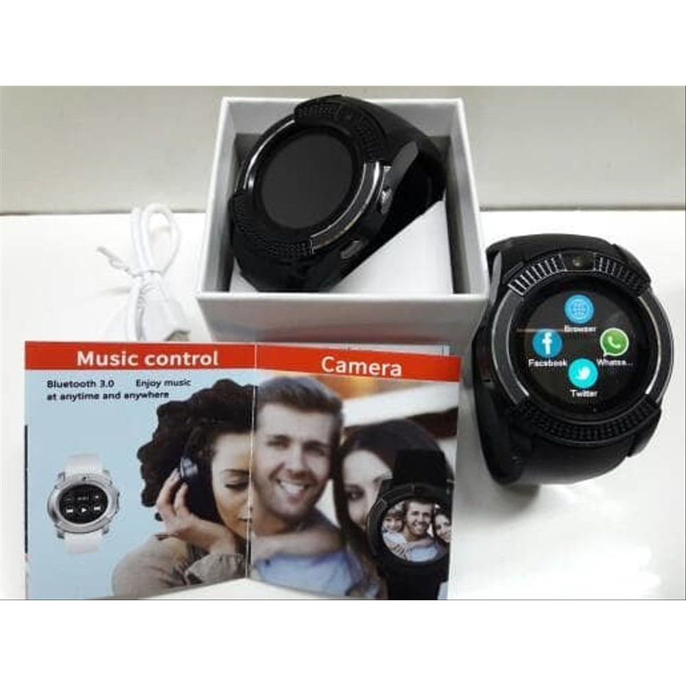 Sale Smart Watch V8 Smartwatch Android Bluetooth Camera Support Tf Sim Card Jam