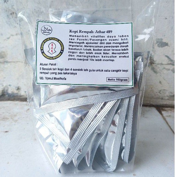 

ORIGINAL KOPI REMPAH 489, KOPI ARAB MADURA 100gr