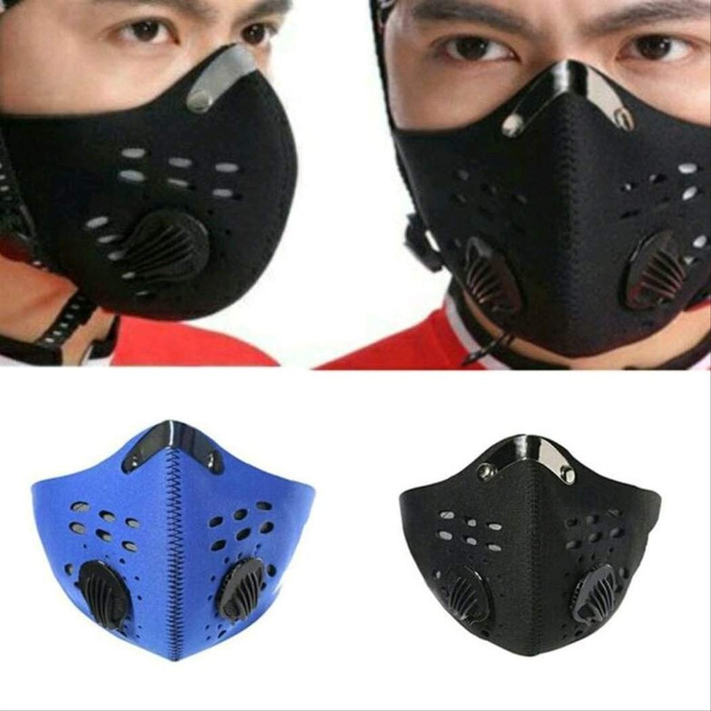 Masker Motor Anti Polusi SUPERMASK Super Mask Filter Debu bisa di cuci