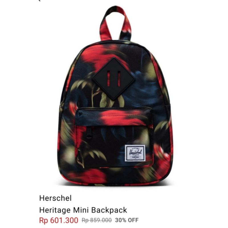 Herschel Backpack not preloved NEW