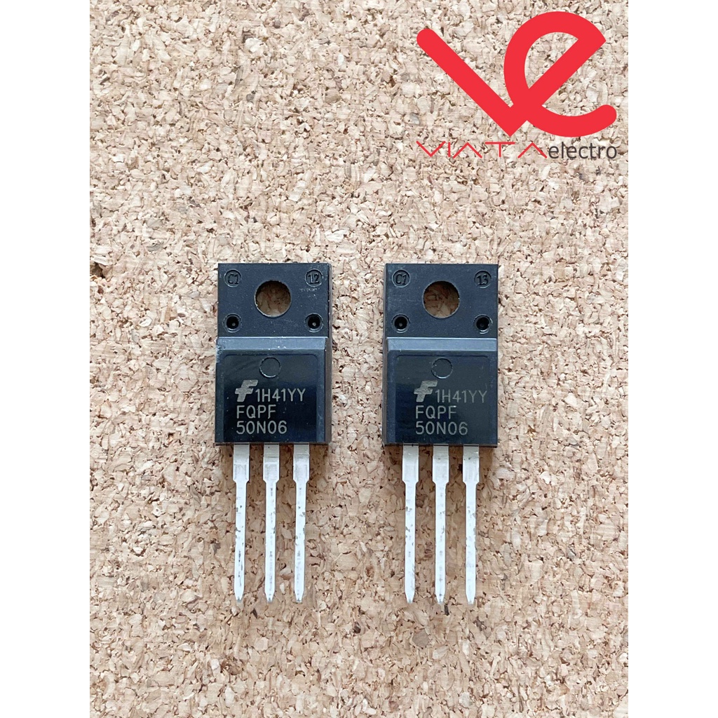 50N06 KECIL ASLI ORIGINAL FAIRCHILD (1Buah) FQPF 50N06C KECIL ORI FQPF50N06C
