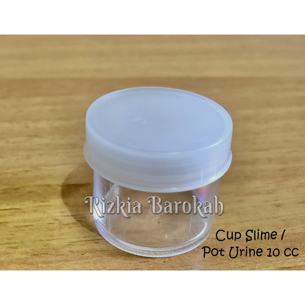 Cup Slime 10 cc isi 100 pcs / Pot Plastik 10 cc / Pot Urine 10 cc / Cup Plastik / Wadah Salep