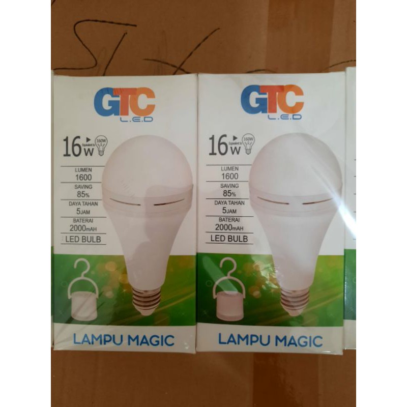 LAMPU LED EMERGENCY 20W,10W 7W AJAIB LUMMENT GENIUS MAGIC LAMP SENTUH BATERAI LITHIUM TERANG &amp; AWET