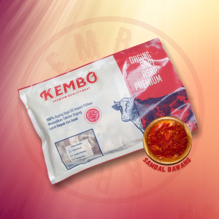 

Daging Asap - Sei Sapi Kembo Frozen Daging Sapi Asap 500 Gr + Sambal 50 Gr