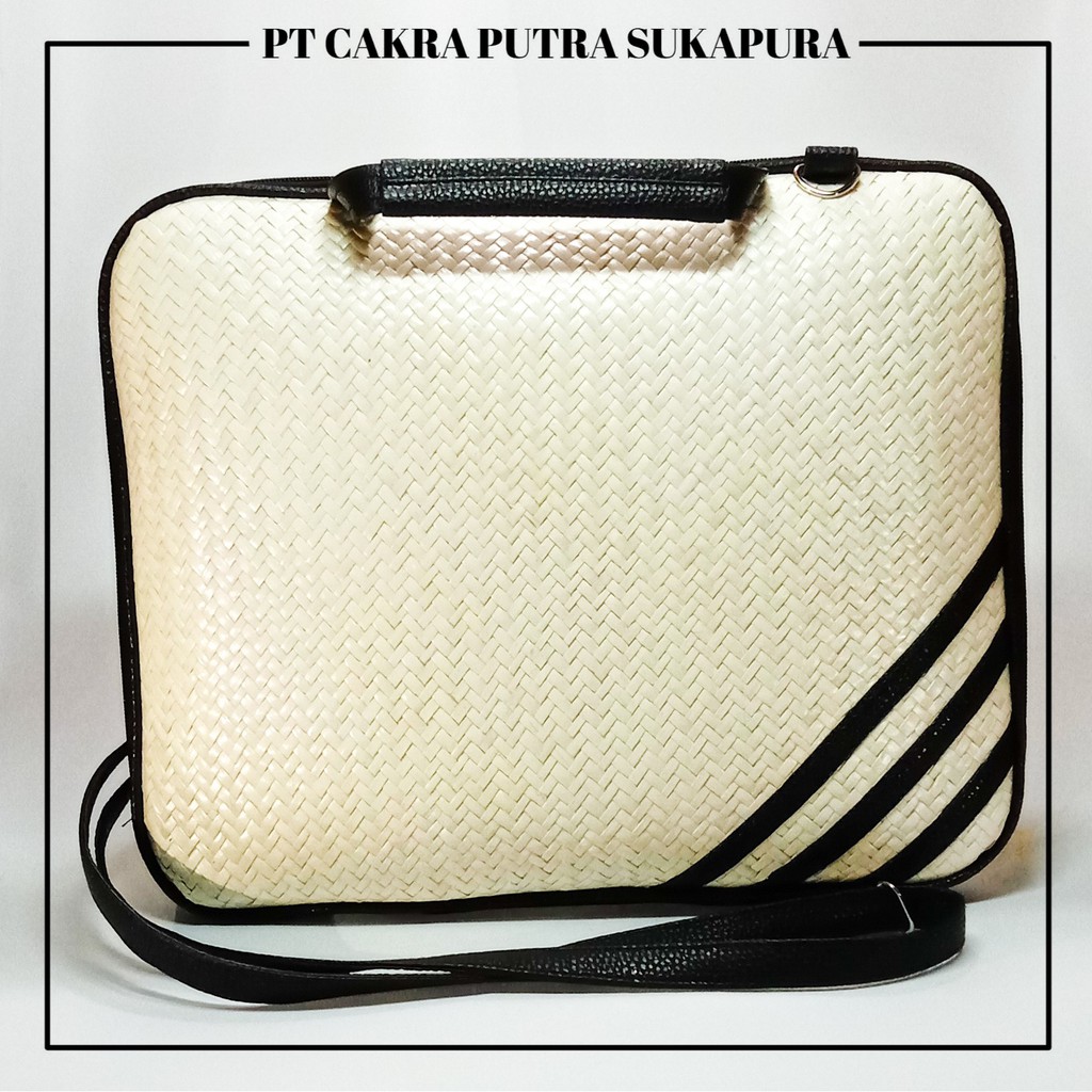 Putra Sukapura Handycraft Tas Laptop Tas Anyaman Pandan Etnik Tas Pandan Laptop Premium