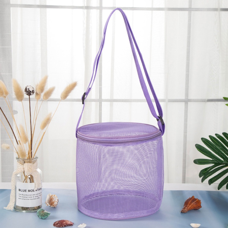 Mary Net Bag Tas Tangan Anak-Anak Musim Panas Dengan Tali Adjustable Tas Packing Mainan Kastil Air