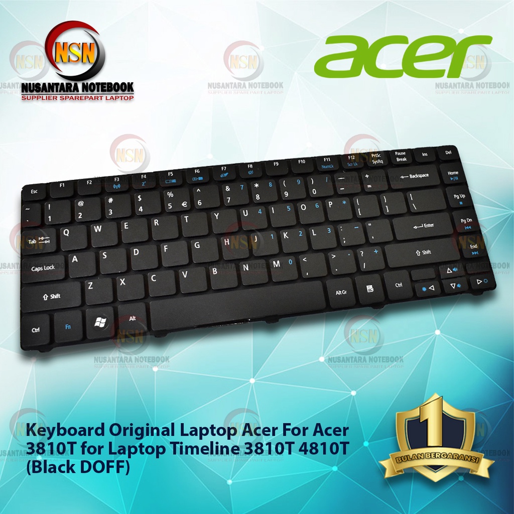 KEYBOARD ACER 3810 3820 4810 4820 4749 4736 4738 4740 4741 4752