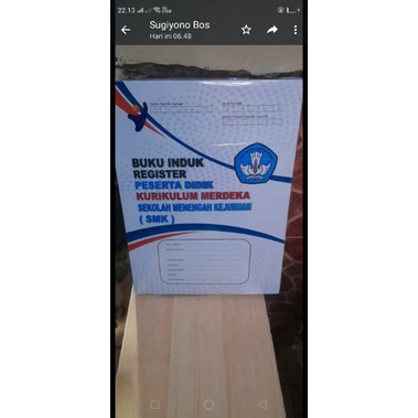 

Buku induk siswa register SMK