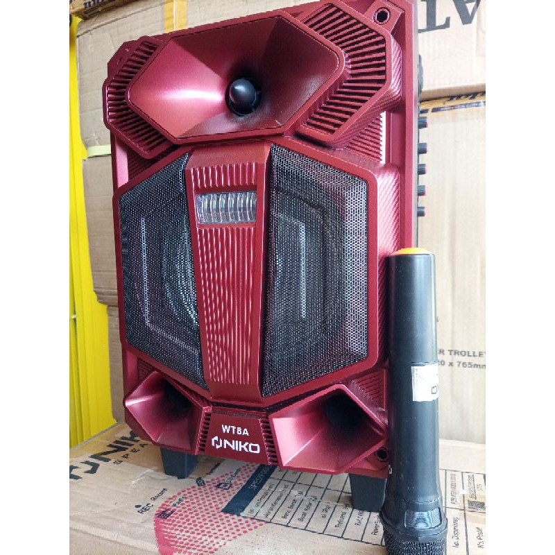 Jual #SPEAKER BLUTOOTH NIKO WT8A SPEAKER PORTABELE SPEAKER MITTING ...