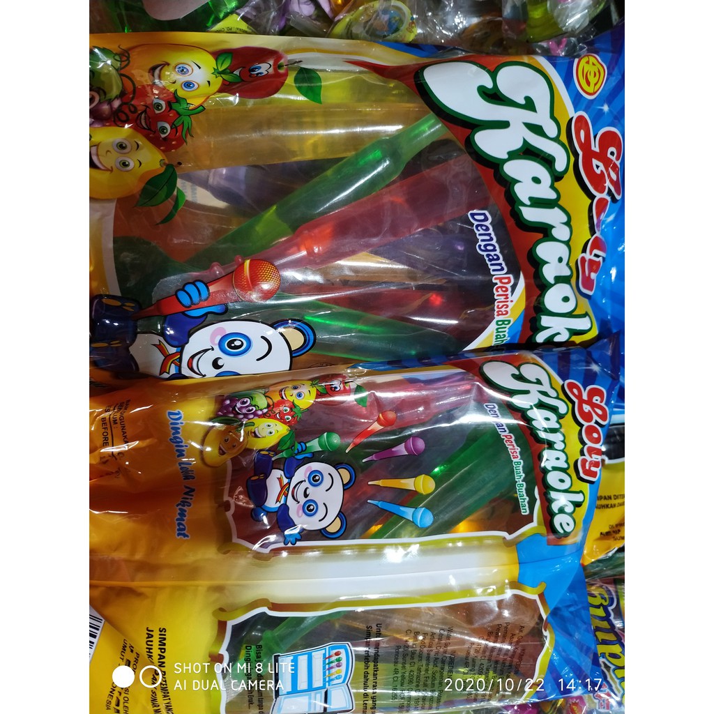 

AGAR-AGAR JELLY PUDING BUAH LOLY KARAOKE ISI 10 PCS