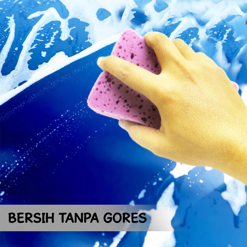 3M Auto Spons / Busa Cuci Mobil / Motor 15 x 10 CM Bersih Maksimal Smart Sponge Car Wash 3M-PN-C01