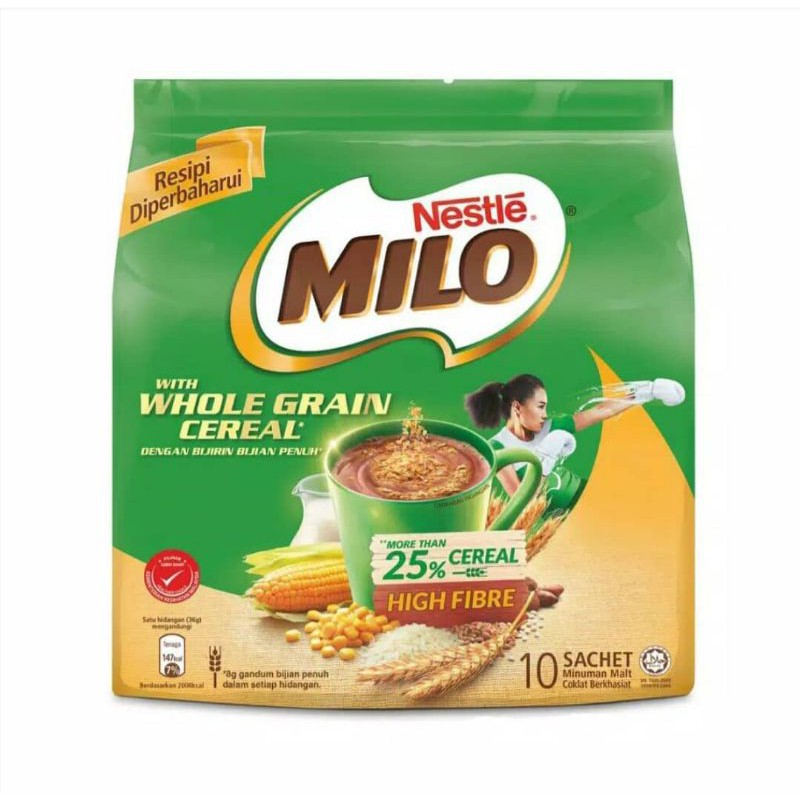 

Milo Cereal isi 10 sachet