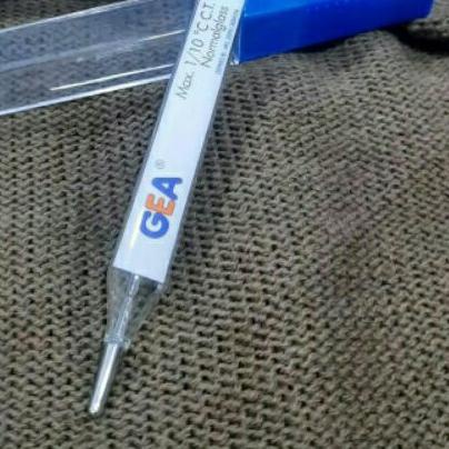 ➸ [] Termometer Badan Gea & lotus | Termometer air raksa Berkualitas ✪