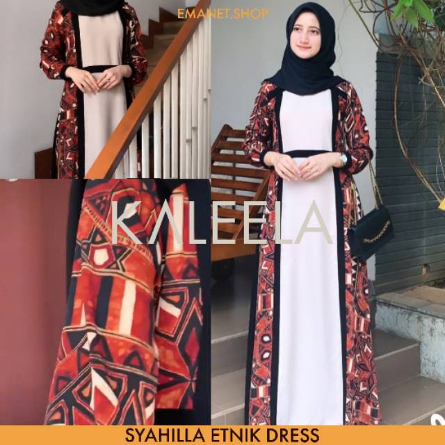 SYAHILLA ETNIK DRESS KALEELA (Titipan)