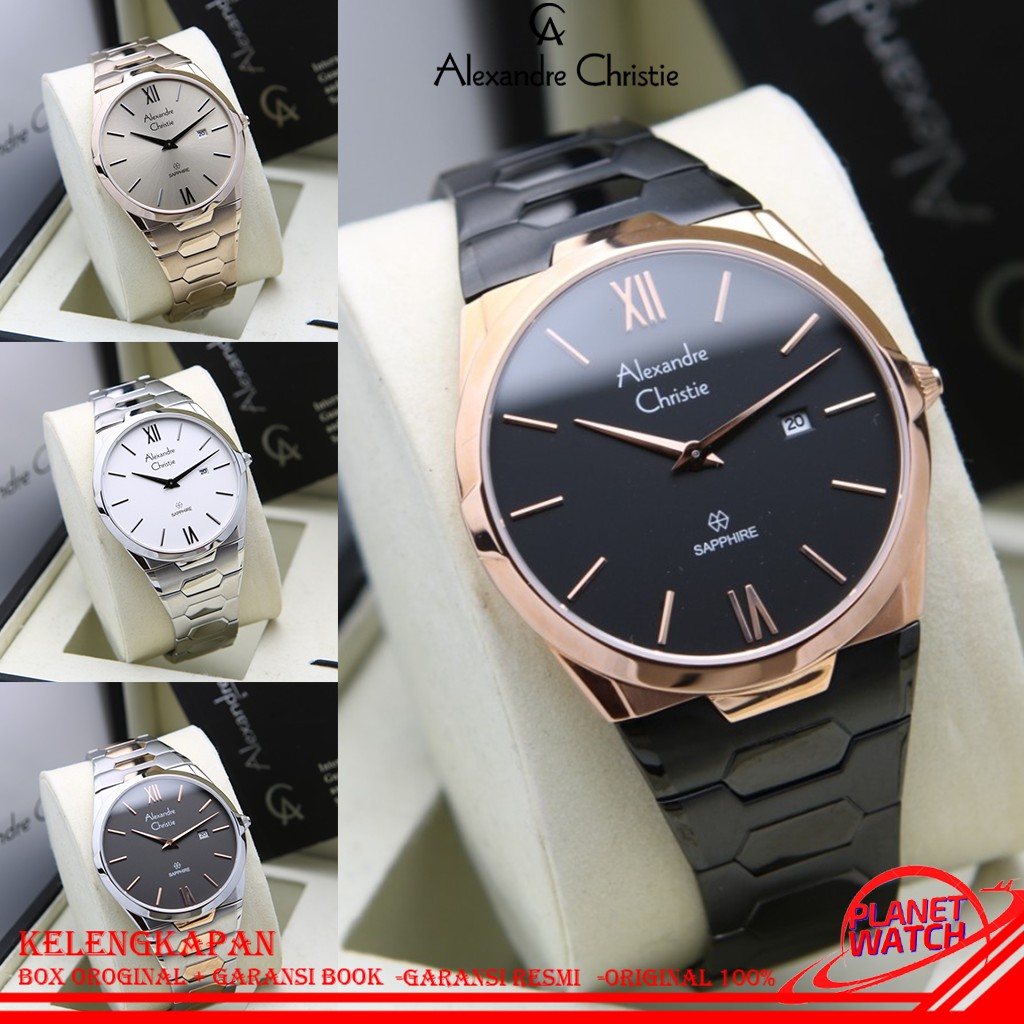 ALEXANDER CHRISTIE PRIA ORIGINAL JAM TANGAN ALEXANDRE CHRISTIE PRIA JAM ORI ALEXANDER CHRISTIE 8542
