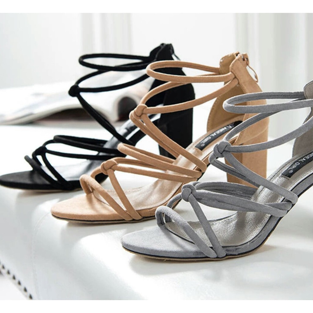 Baru Diskon Shoes HEELS TAHU TALI LILIT