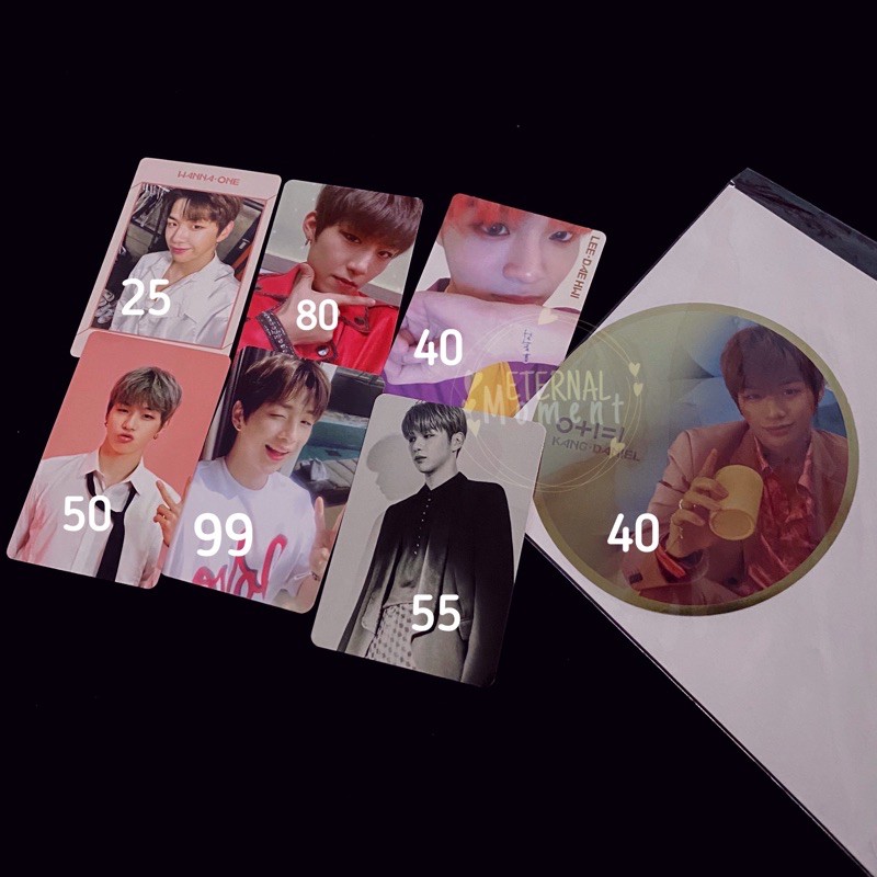 Photocard Kang Daniel Woojin Daehwi