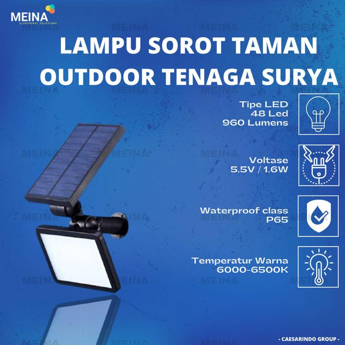 LAMPU SOROT TAMAN OUTDOOR TENAGA SURYA / SOLAR CELL / LAMPU DINDING