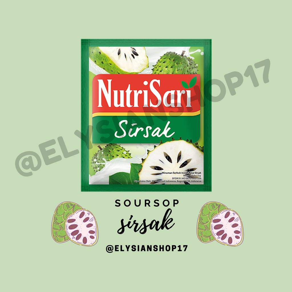 

Nutrisari Sirsak / Soursop 1 Sachet