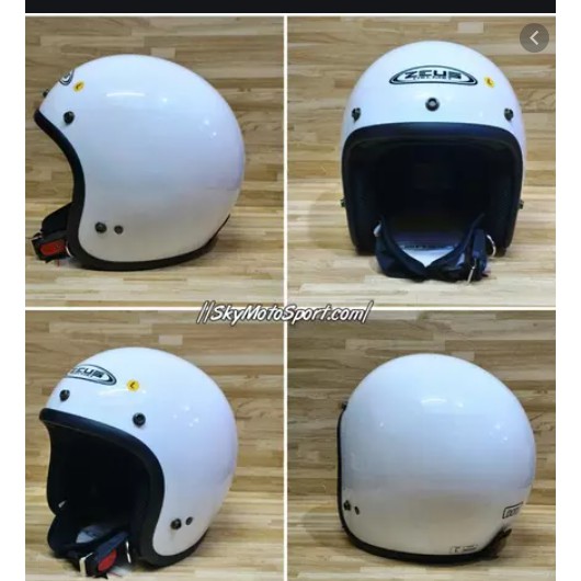 HELM ZEUS RETRO 385 WHITE