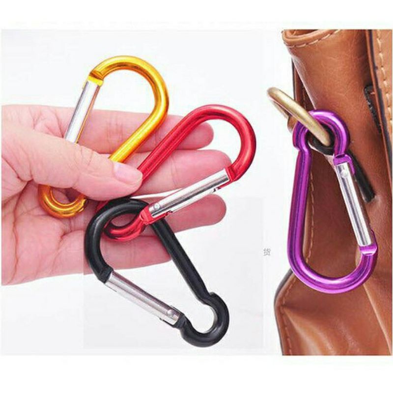 Gantungan Kunci Karabiner 1pcs Warna Random