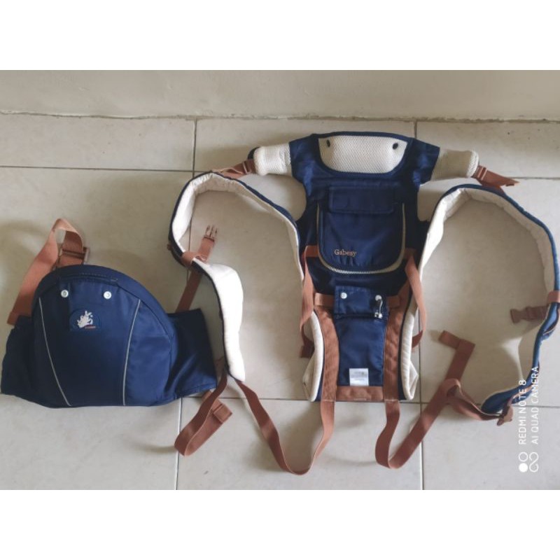 Gendongan bayi hipseat Gabesy (Preloved)