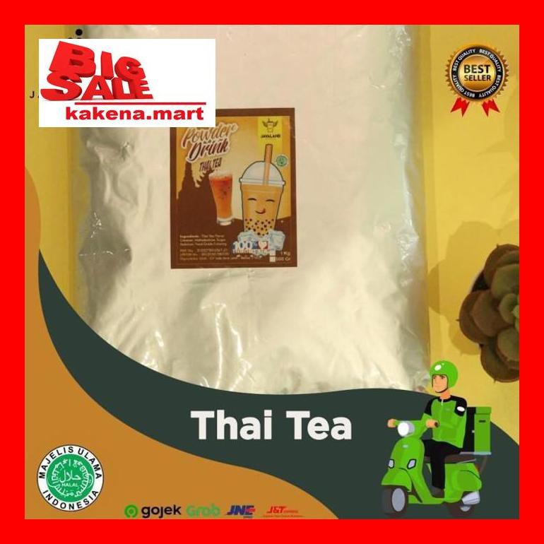 

Kak8Vitxd Bubuk Minuman Bubble Powder Drink Thai Tea Original Javaland 1Kg S50K50A