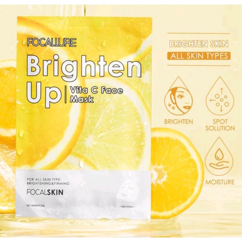 Focallure brighten up/vitamin c face mask