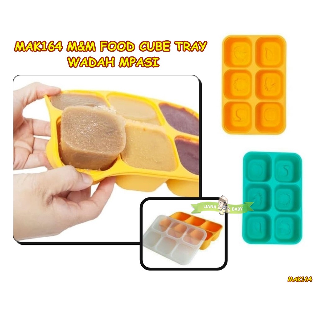 MAK164 MARCUS AND MARCUS WADAH MPASI M&amp;M FOOD CUBE TRAY