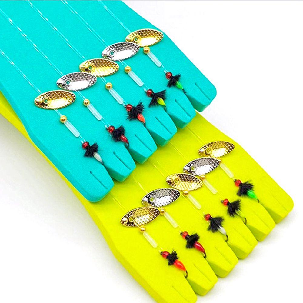 Preva 5Pcs Nano Fly Thread Group Perfect Decoy Fly Fishing Insect Flies Konektor Manik Umpan Pancing