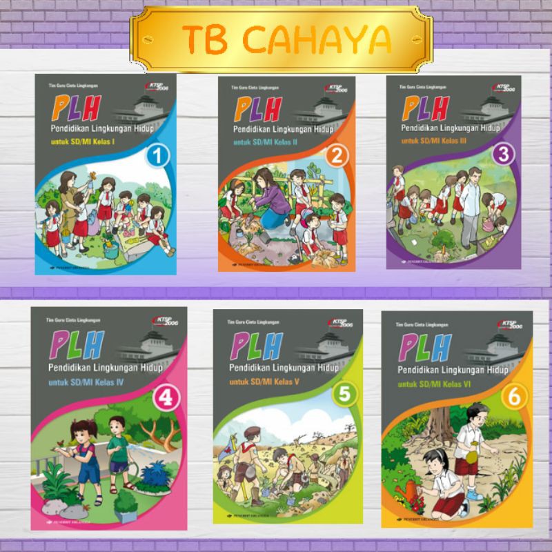 BUKU PLH SD KELAS 1 2 3 4 5 6 ERLANGGA KTSP BEST SELLER
