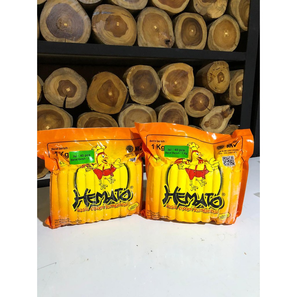 

Sosis Ayam Original Hemato kemasan 1kg