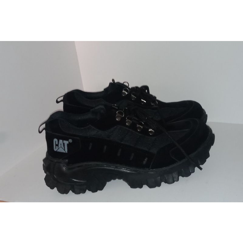 SEPATU SAFETY HITAM BIG SIZE dan NORMAL ujung besi 38 sampai 50