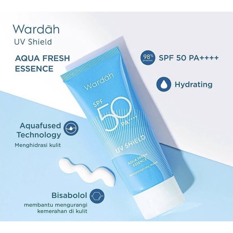 Wardah Sun Care Sunscreen Gel SPF 30 Kuning / Sunscreen Wardah Biru SPF 50